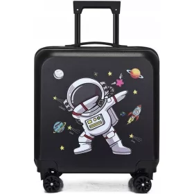    SPACE PLANET VALIGIA CABINA BAMBINI BAGAGLI 4 RUOTE SPACEMAN