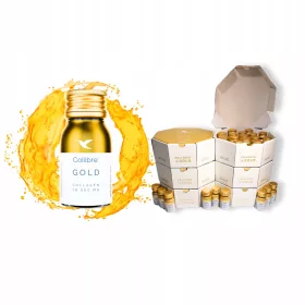   Collibre Gold - Collagene Naturale in Bottiglie da 30ml, Senza Zuccheri Aggiunti