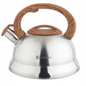    Bollitore tradizionale Elitehoff in acciaio, 3 l, tonalità grigio e argento