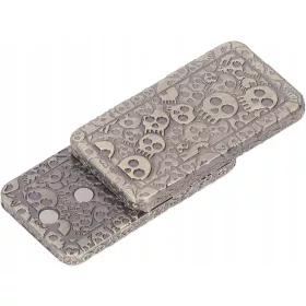    Cursore magnetico Fidget, giocattoli Fidget in metallo con motivo a teschio per ADHD