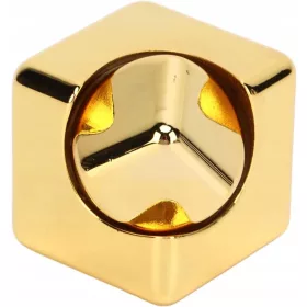    Cubo rotante del giroscopio a dito, processo di zincatura del metallo,