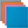  Piastra di costruzione per Lego 32x32, set da 4, grigio blu rosa arancione