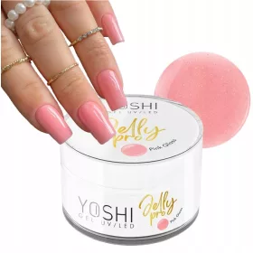    YOSHI JELLY PRO PINK GEL JELLY COSTRUTTIVO CON PARTICELLE LUCIDANTI ROSA 50 g