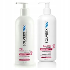 Balsamo e Gel Detergente SOLVERX per Pelli Sensibili