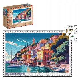    Puzzle in Legno Milliwood - Hello Traveller - Portofino 51x34 - 500 pezzi.