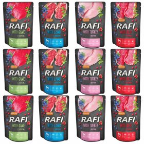    RAFI Cibo umido per cani Dolina Noteci mix di gusti 12 x 300g