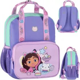    Zaino asilo monoscomparto Cat's House Gabi Interprint per bambine Multicolore