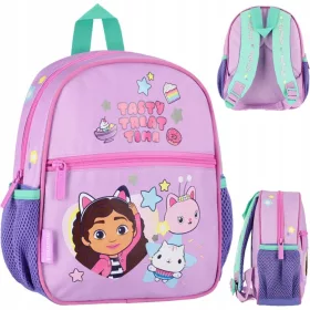    Zaino asilo monoscomparto Cat's House Gabi Starpak per bambine Sfumature di rosa, Multicolor