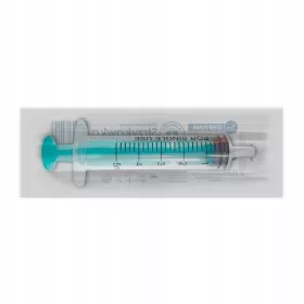  ABC First Aid Kit 3 pezzi siringa senza lattice 5ml, 1 pz.
