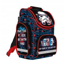  BORSA SCUOLA A SCOMPARTO SINGOLO STAR WARS ST. MAJEWSKI