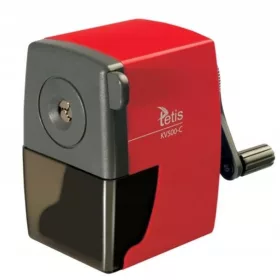    Affilatore manuale, con contenitore Tetis nero, Sfumature di rosso