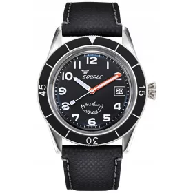  SQUALE Sub-39 Orologio da uomo arabo nero SUB39MON.TE