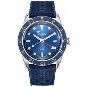    Orologio da uomo SQUALE Sub-39 GMT vintage blu SUB39GMTB.HTB