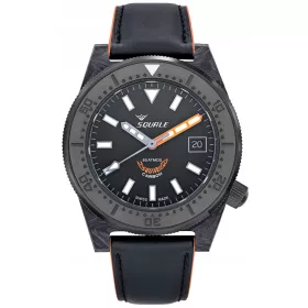    Orologio da uomo SQUALE T-183 Carbonio Forgiato Arancione T183FCOR