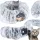  Cuscino LED PER CANI E GATTI PELUCHE Morbido TUNNEL HOUSE Giocattolo 4in1
