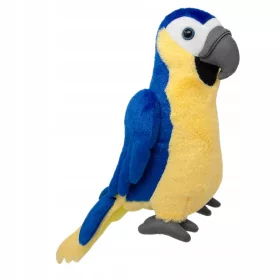    Peluche mascotte Ara All About Nature cucito a mano 14 x 27 cm