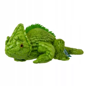    Peluche cucito a mano mascotte Camaleonte All About Nature 37 x 13 cm