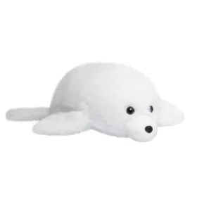    Peluche cucito a mano Seal Mascot All About Nature Verde 30 x 8 cm
