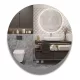 Specchio LED Tondo da Bagno 60 cm con Illuminazione Touch e Anti-Appannamento