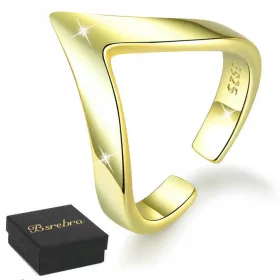    Anello in oro Argento 925 Anelli in argento dorato Argento regolabile