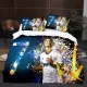  Set biancheria da letto trapunta 160 cm x 200 cuscino 70x80 cm 3 parti