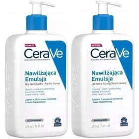   Emulsione Idratante CeraVe per Pelle Secca, Senza Profumo, 2x 473ml