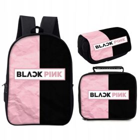    ASTUCCIO BORSA ZAINO BORSA SCUOLA BLACKPINK di alta qualità