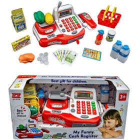    REGISTRATORE DI CASSA NEGOZIO DIDATTICO - CALCOLATRICE, BILANCIA, ACCESSORI FLAWEO-KF1