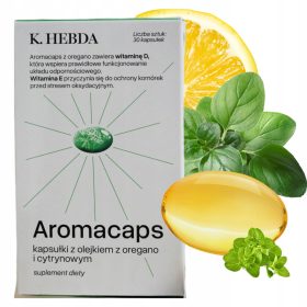   Capsule Aromacaps® di K. Hebda con Olio di Origano e Limone - 30 pezzi