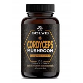 Capsule di Cordyceps Cinese 10:1 di Solve Labs - 60 pezzi