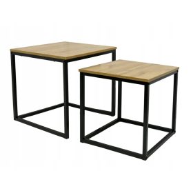    Tavolino quadrato Kontrast SK101 50 x 50 x 50,5 cm rovere naturale