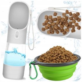    Pieghevole (da viaggio) per razze pieghevoli, in plastica Mawe bianco, sfumature di grigio 0,45 l