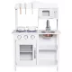  Ampia CUCINA IN LEGNO per bambini + PENTOLE + LAVELLO + POSATE + MICROONDE!!!