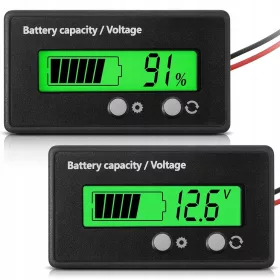    Misuratore batteria per carrello da golf DC 12V 24V 36V 48V 60V 72V 84V con allarme, impostazione
