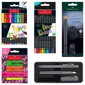    Corredino scolastico Faber-Castell Black Edition per le classi 6-8 e scuola superiore