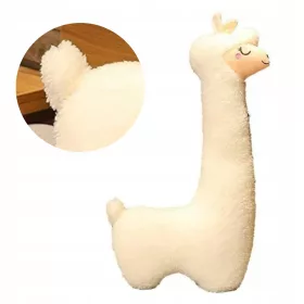    SIMPATICO ALPACA SOFFICE MORBIDO MASCOTTE LAMA PELUCHE GRANDE L 130 cm