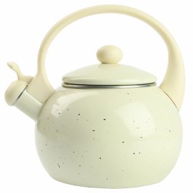    Bollitore tradizionale in acciaio smaltato Silesia Emalia 2,2 l, crema