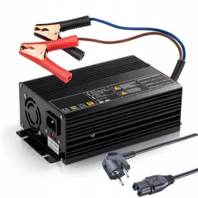    RADDRIZZATORE PER BATTERIE LiFePO4 CARICABATTERIE A MICROPROCESSORE 30A 12V 14,6V