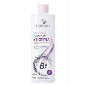  Shampoo Fortificante con Biotina, Estratto di Equiseto e Canapa - PHARMAZIS - 400ml
