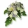  GAMMA per tomba, monumento, cimitero, gigli bianchi, rose, fiori artificiali, funerale