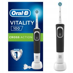    Oral-B Vitality 100 Spazzolino elettrico con tecnologia Braun, nero