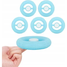    Fidget Spinner da 5 pezzi, giocattolo a forma di manico rotondo da spremere