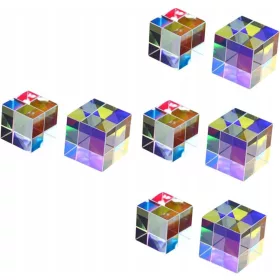    8 pezzi Prism Tool Toys Decorazioni da tavolo Decorazioni in vetro colorato