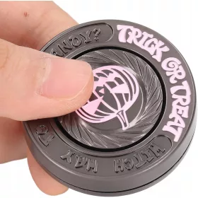    Dispositivo di scorrimento Fidget con rotazione per adulti, dispositivo di scorrimento per dita in metallo