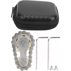    Fidget Spinner, Fidget rotante in acciaio inossidabile, ruote dentate
