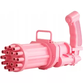    Gatling Bubble Machine Pistola per bolle per bambini adulti a 18 fori