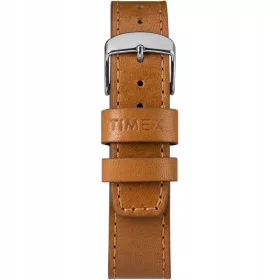    Cinturino originale per orologio in pelle marrone Timex da 20 mm