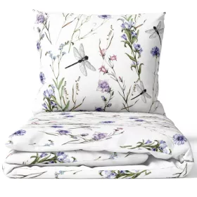   Set di Biancheria da Letto 200x220 in Cotone 100% di Alta Qualità, Doppio Strato, Vari Motivi