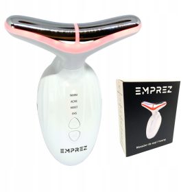    Imprez | Massaggiatore viso e collo | Sollevamento LED EMS | Marchio polacco | Terapia