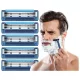  Gillette Mach3 Turbo Lame di ricambio per rasoi, 5 pezzi